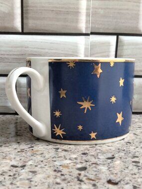 New Set of 4 Galaxy Fine Porcelain Teacups/ Coffee Cups (A)